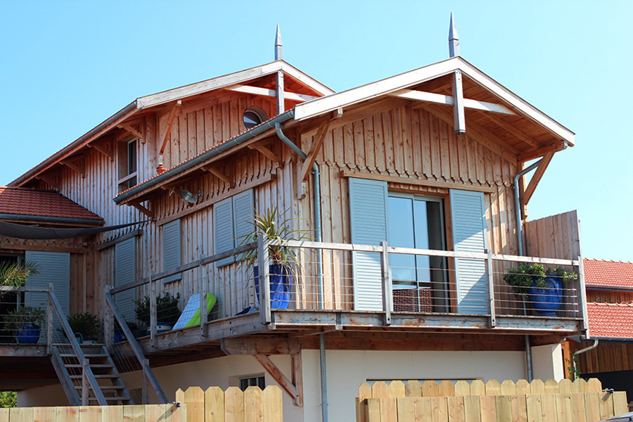 maison individuelle ossature bois